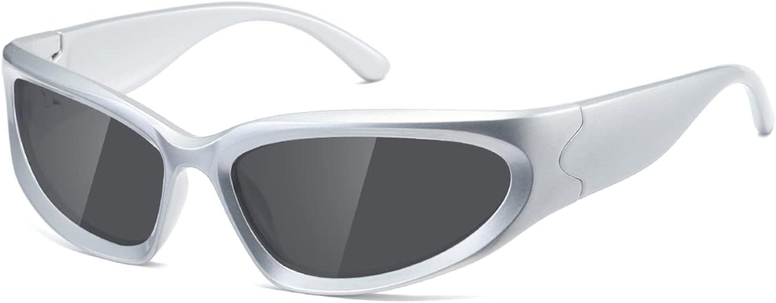 kimorn Y2K Wrap Around Polarized Sunglasses Womens men Swift Oval Fashion Sport Shades Sun Glasse... | Amazon (US)