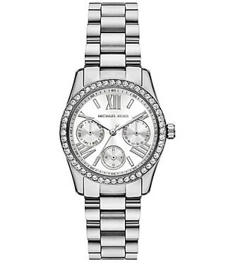 Michael Kors Women's Lexington Multifunction Stainless Steel Bracelet Watch - Silver | Dillard's