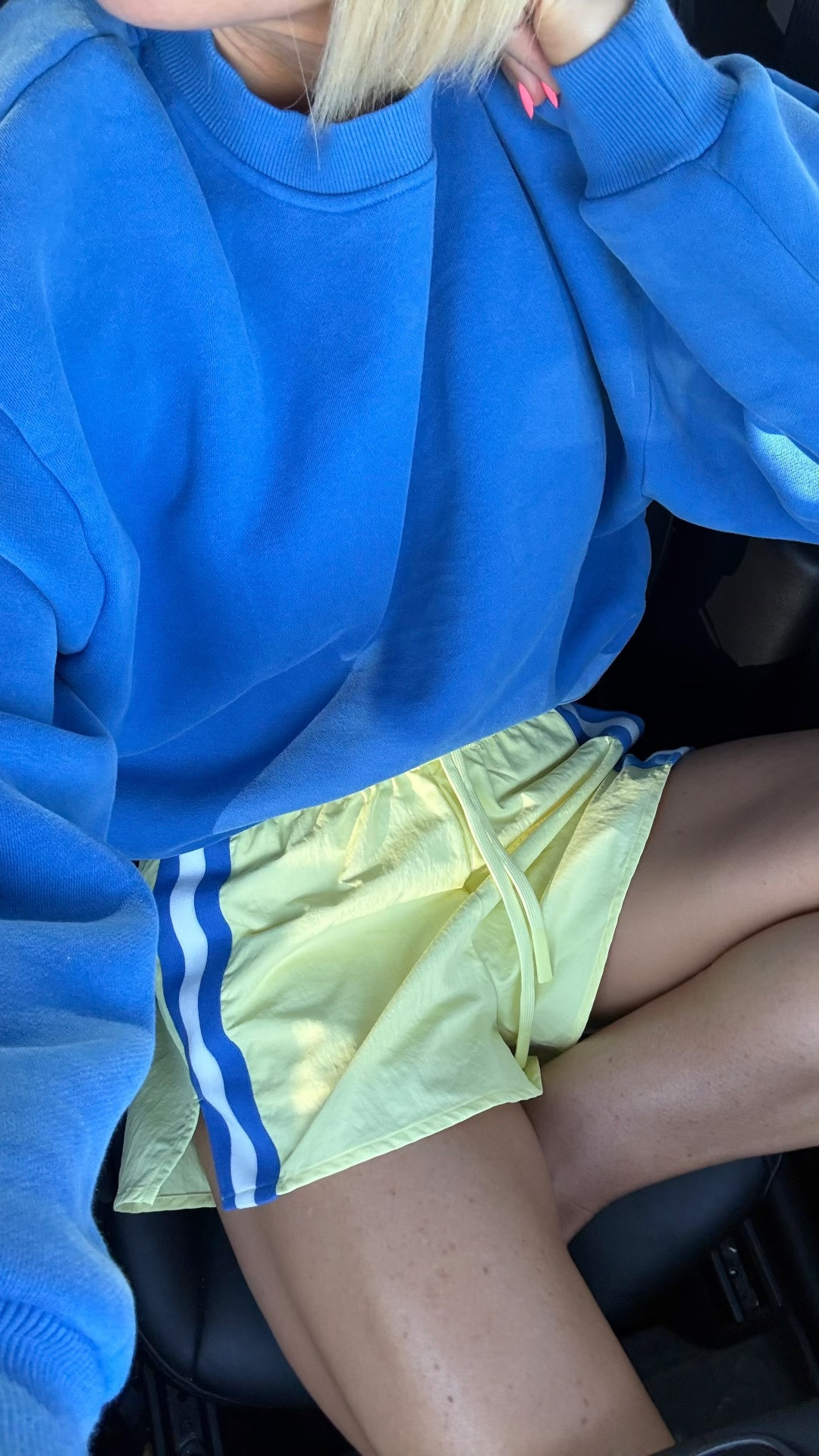 Oversized vintage-inspired pullover sweatshirt + retro/style track shorts.
Wearing a medium in sweatshirt for oversized fit (sizing is unisex) and consider sizing down in shorts. Wearing a small

#LTKMothersDay #LTKfitnessgoals #LTKOver40