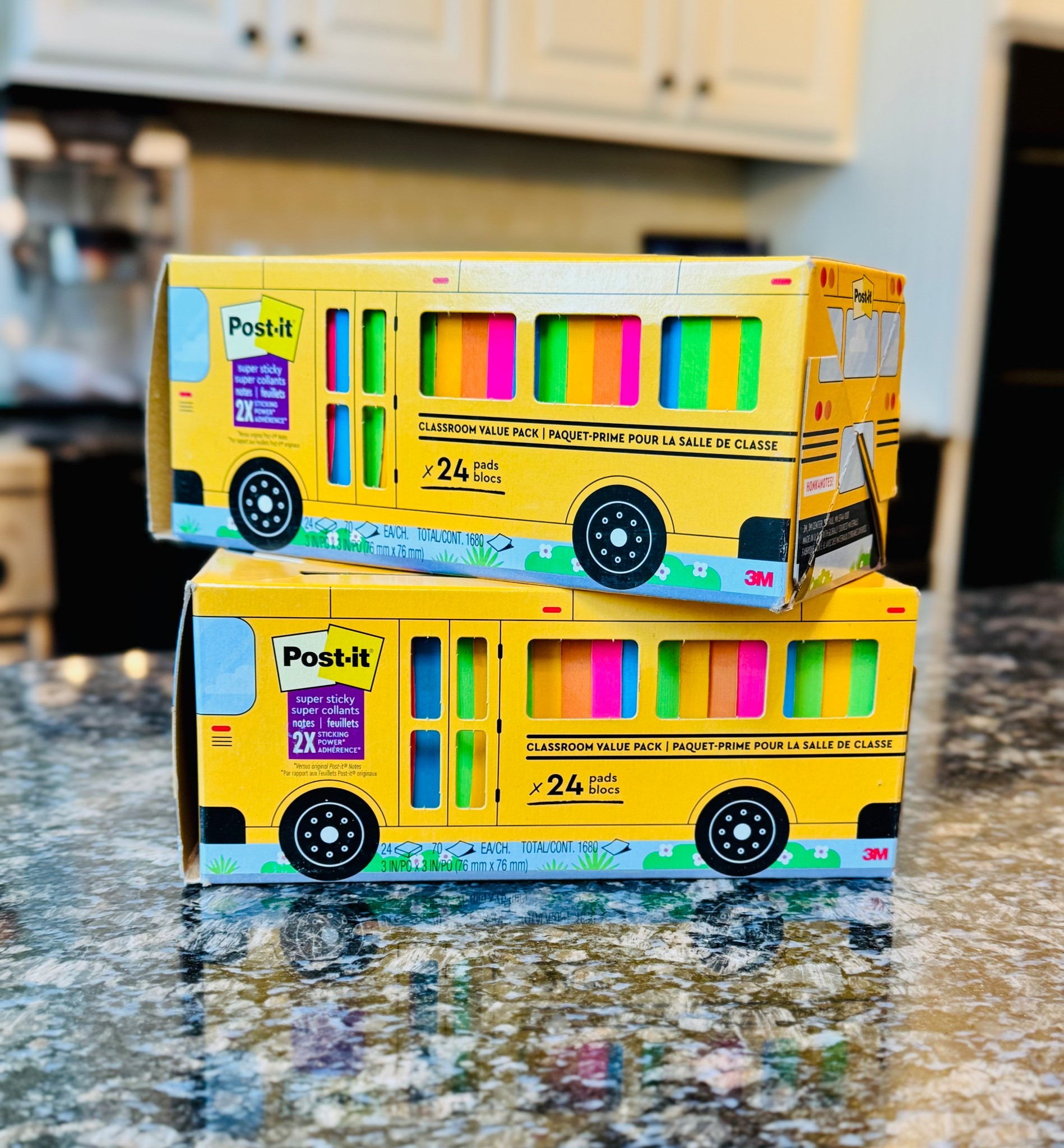 🚌💛 Back-to-school teacher gift win!
I grabbed these adorable school bus Post-it Super Sticky Note value packs for my kids’ teachers — and they’re currently 41% off! 🙌🏼

Each pack comes with 24 bright + colorful 3x3 pads that stick twice as strong as regular sticky notes, perfect for classroom reminders, labeling, to-do lists, and color-coding.
Bonus: the bus-shaped box is too cute not to gift 🎁

📌 Affordable ✔️ Practical ✔️ Teacher-approved ✔️
Grab them now while they’re on sale — perfect for stocking your own desk too! 👇🏼

#LTKSaleAlert #LTKFindsUnder50 #LTKKids