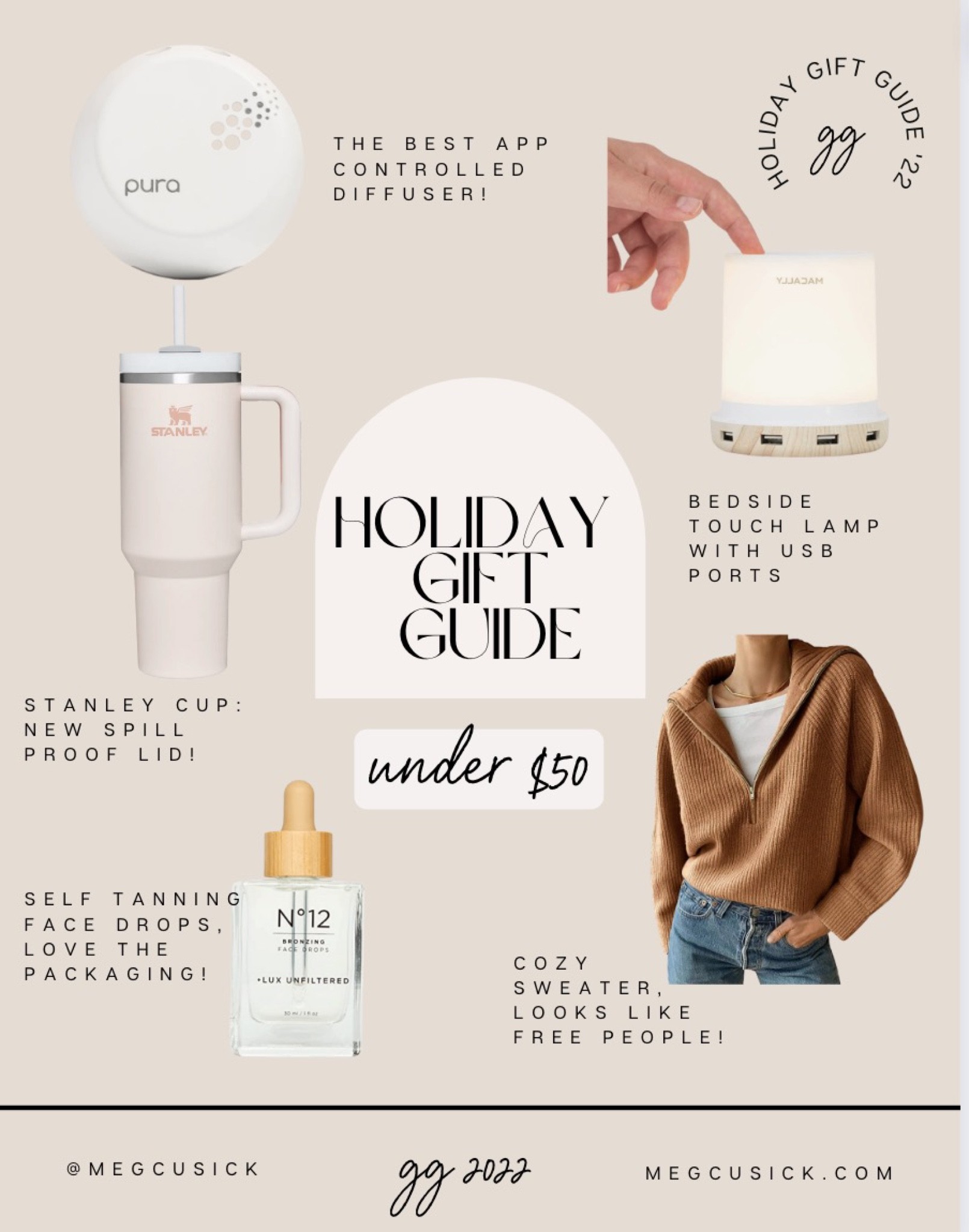 Holiday gift guide under $50!

Stanley Tumblr, serum, sweater, pura, lamp

#LTKHoliday #LTKSeasonal #LTKunder50