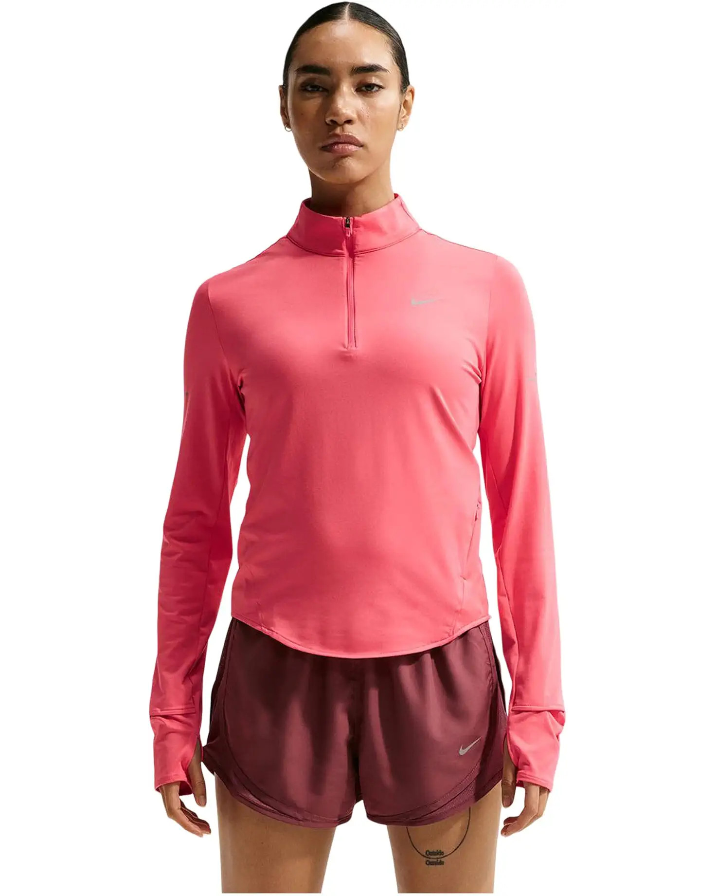 Women's Nike Swift Dri-FIT Ultraviolet 1/4-Zip Running Top | Zappos.com