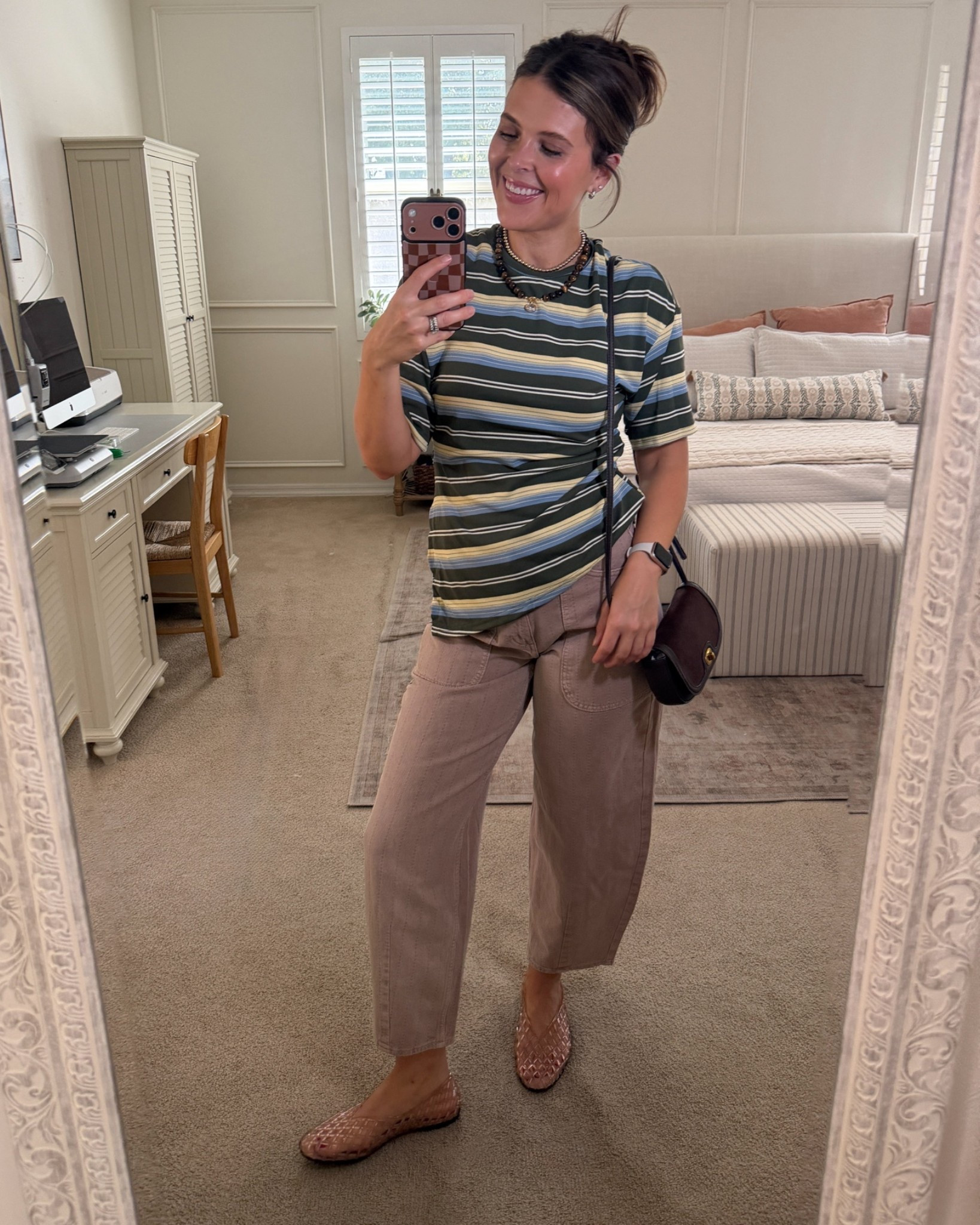 Fall transitional outfit Universal Thread Target Barrel Jeans Amazon Soly Hux Assymetrical Stripe Tee

#LTKgrwm #LTKootd #LTKSeasonal