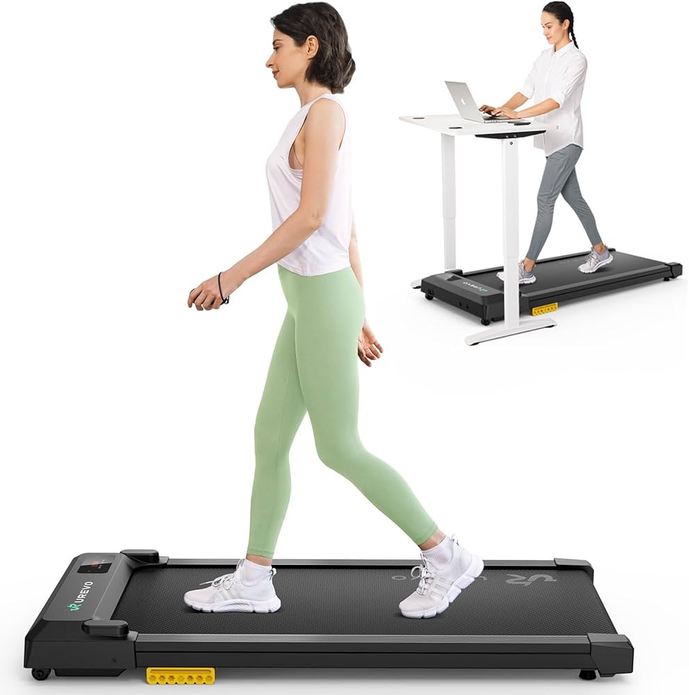 UREVO Smart Walking Pad, Standing Desk Treadmill with Double Shock Absorption, Quiet Operation, W... | Amazon (US)