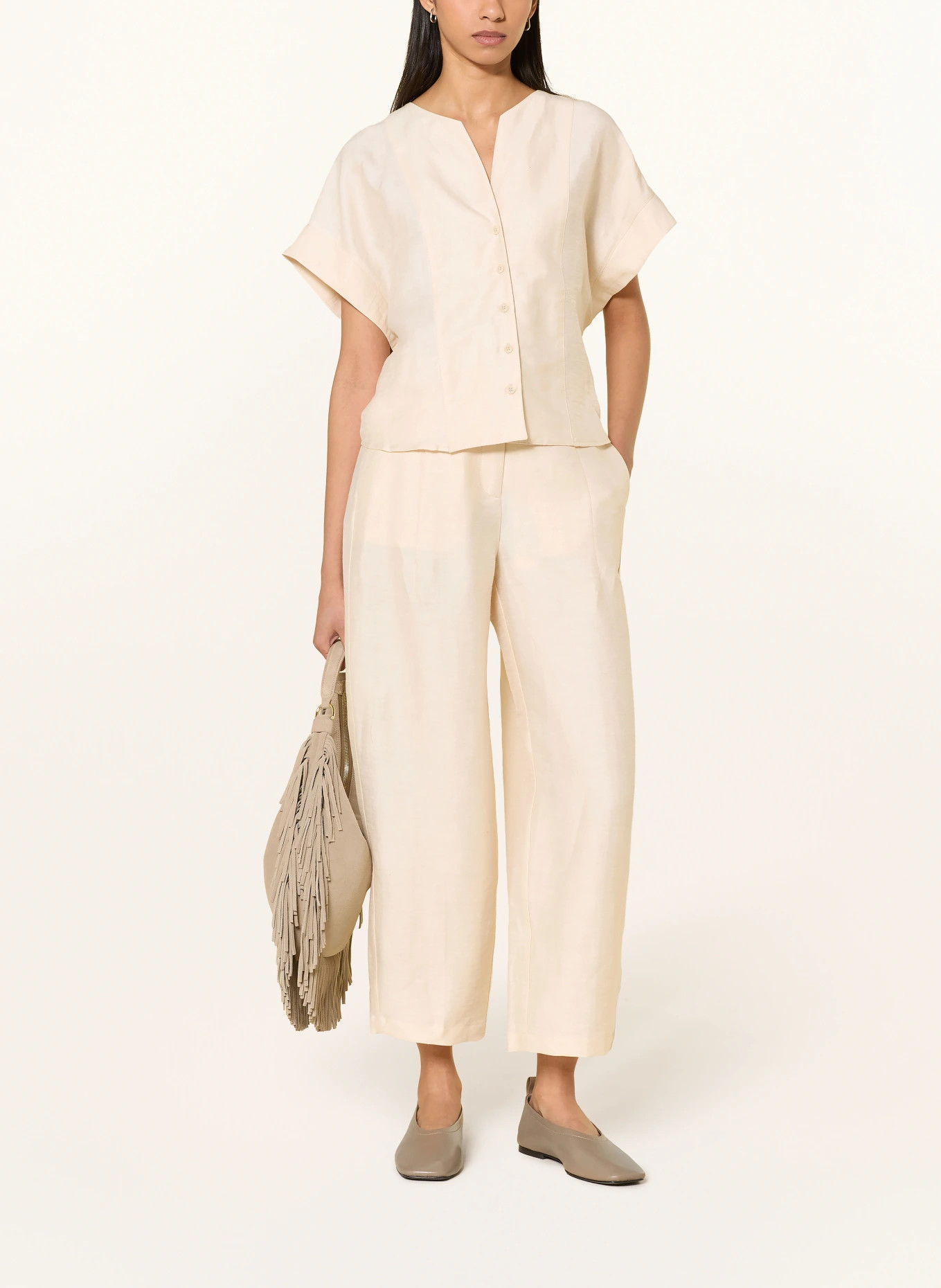 someday 7/8-Hose CISILIA BARREL aus Leinen in creme | Breuninger (DACH)