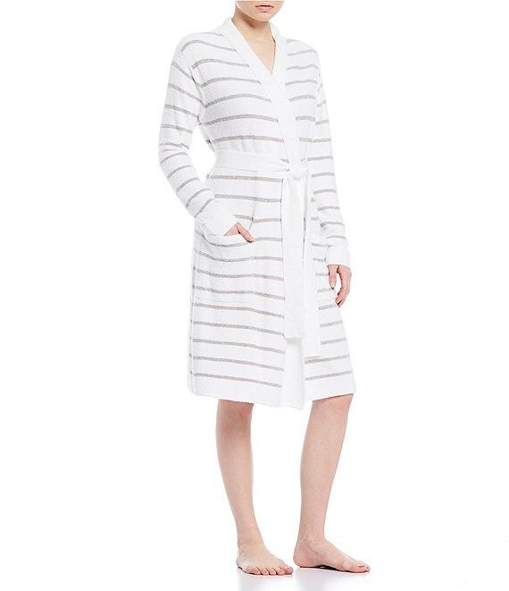 CozyChic Lite Striped Wrap Robe | Dillards