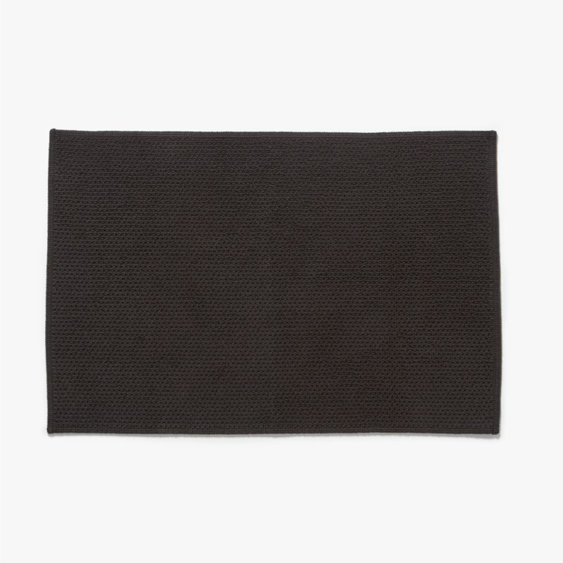 En Pointe Black Bath Mat + Reviews | CB2 | CB2