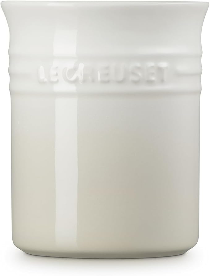 Le Creuset Stoneware Small Utensil Jar, 1.1 Litres, Meringue, 71501117160001 | Amazon (UK)