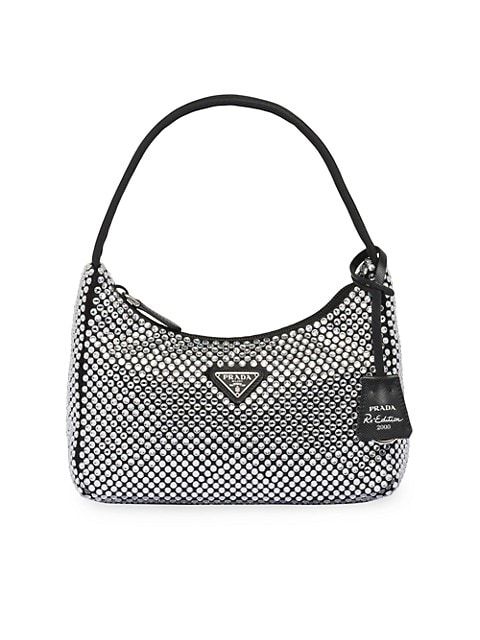 Prada Satin Mini-Bag with Crystals | Saks Fifth Avenue