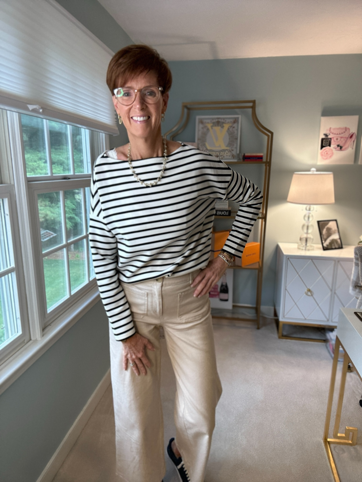 OOTD Spanx AirEssentials stripe to paired with khaki pants. The perfect work from home or everyday outfit.

Over 50 fashion, tall fashion, workwear, everyday, timeless, Classic Outfits

fashion for women over 50, tall fashion, smart casual, work outfit, workwear, timeless classic outfits, timeless classic style, classic fashion, jeans, date night outfit, dress, spring outfit, jumpsuit, wedding guest dress, white dress, sandals

#LTKOver40 #LTKFindsUnder100 #LTKStyleTip
