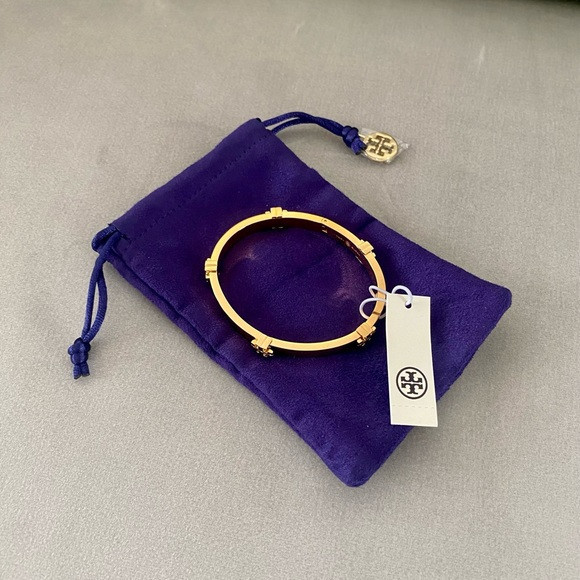 Tory Burch Classic T Logo Hinge Bangle- BNWT | Poshmark