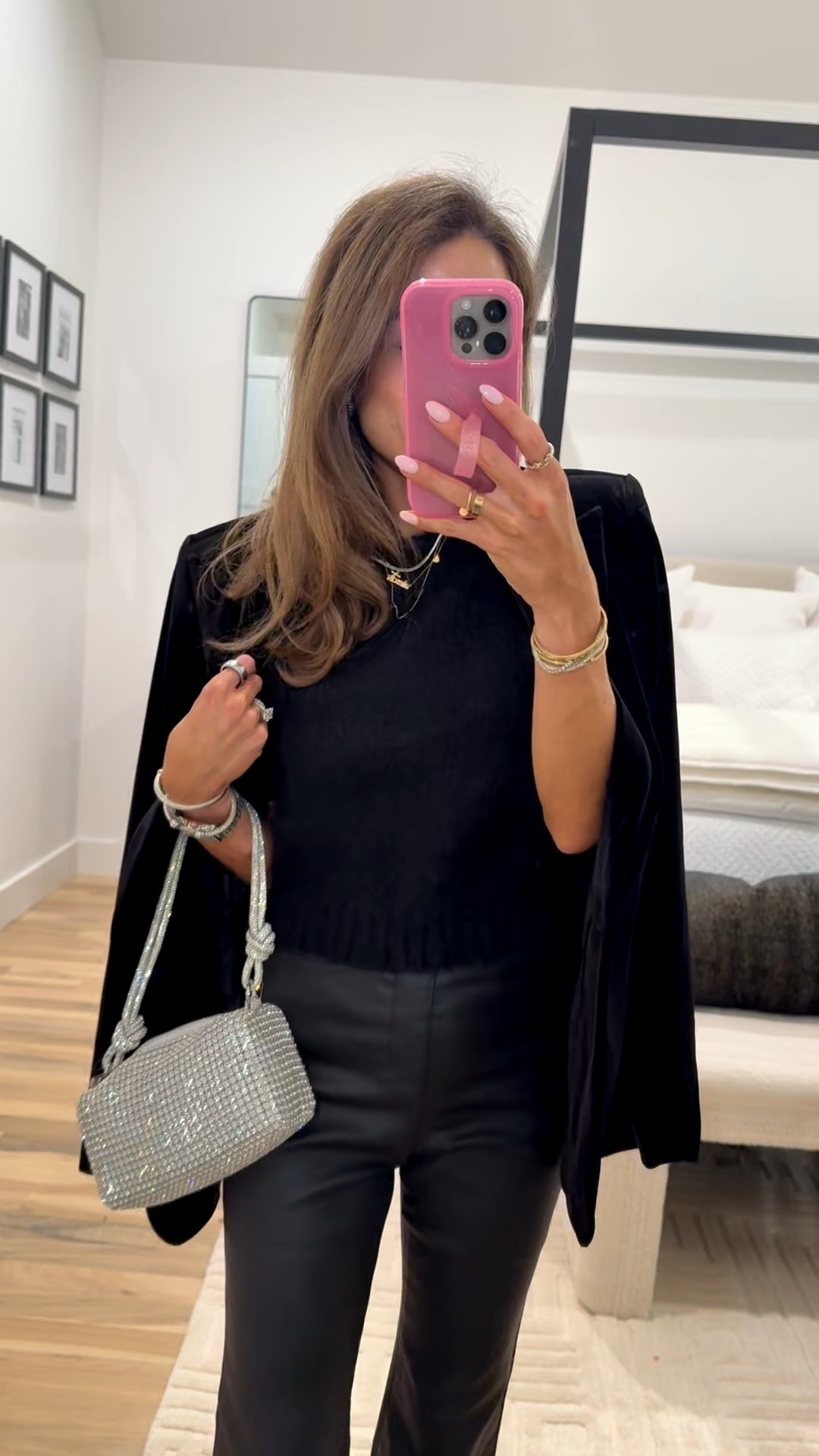 Affordable holiday outfit idea coated petite pants black eyelash sweater velvet blazer size xs 
Petite friendly    

#LTKHoliday #LTKPetite #LTKFindsUnder50