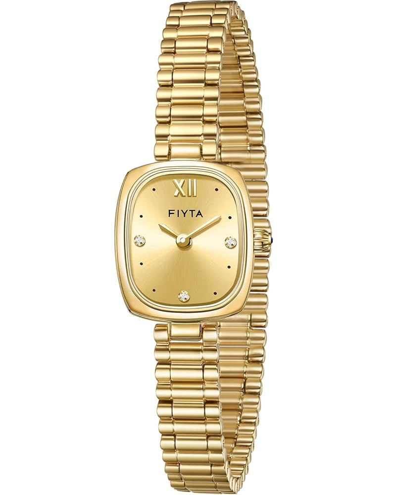 Gold Watches for Women Vintage Ladies Wrist Watches Stainless Steel Dainty Small Gold Watch with Link Removal Tools and Gift Box for Women and Love Ones | Amazon (US)