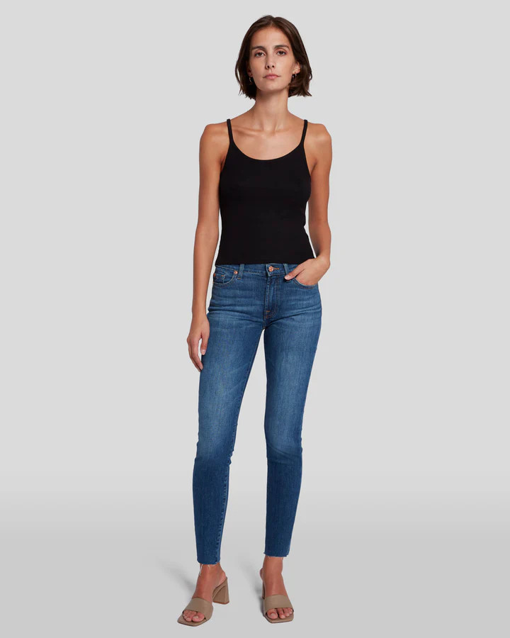 Slim Illusion High Waist Skinny In Highline | 7 For All Mankind