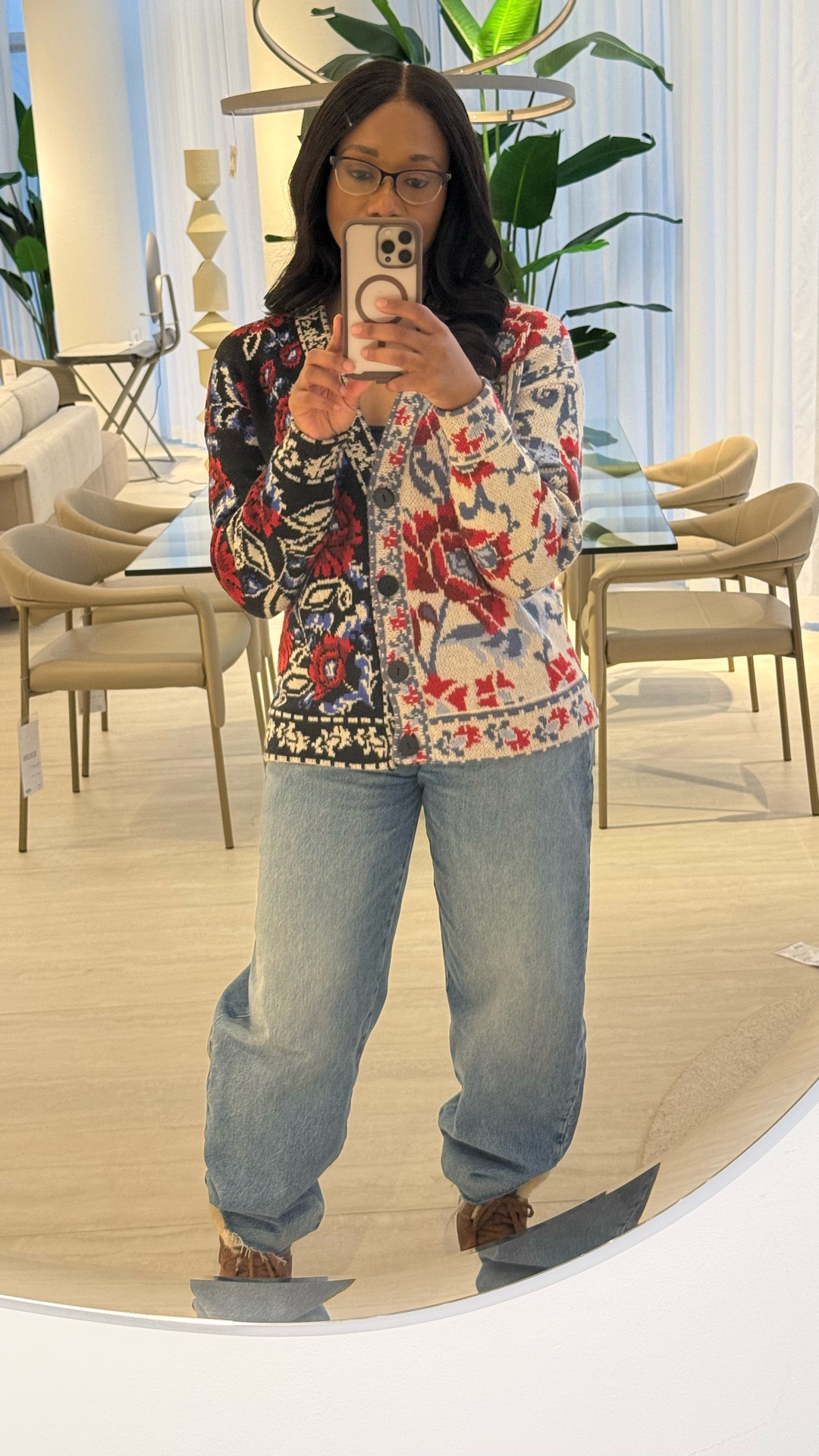 This farm rio sweater is everything! Linking it below as well as some of my favourites from them. Wearing a size XS for reference and I’m a size 4. This my friends was my Friday in the office outfit. 

Fall outfit, statement cardigan, casual outfit, winter outfit, barrel denim jeans, farm rio cardigan, how to style, what to wear, fall fashion, spring outfit, spring fashion, what I wore, winter boots, sorrel boots, sale alert, snow boots, knits and shawls, date night outfit 

#LTKOver40 #LTKSeasonal #LTKootd