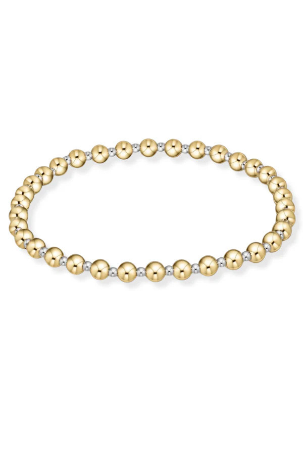 enewton Grateful Pattern Mixed Metal 4mm Bead Bracelet | The Willow Tree