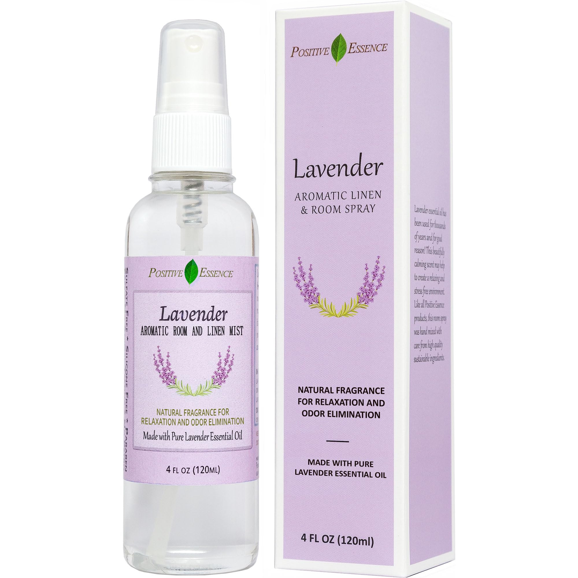 Lavender Linen and Room Spray, Pure Lavender Essential Oil Pillow Spray, Natural Fabric Spray, Ar... | Amazon (US)