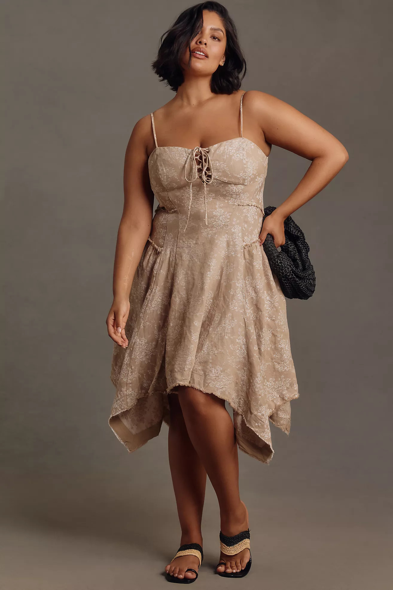 By Anthropologie Corset Seamed Mini Dress | Anthropologie (US)