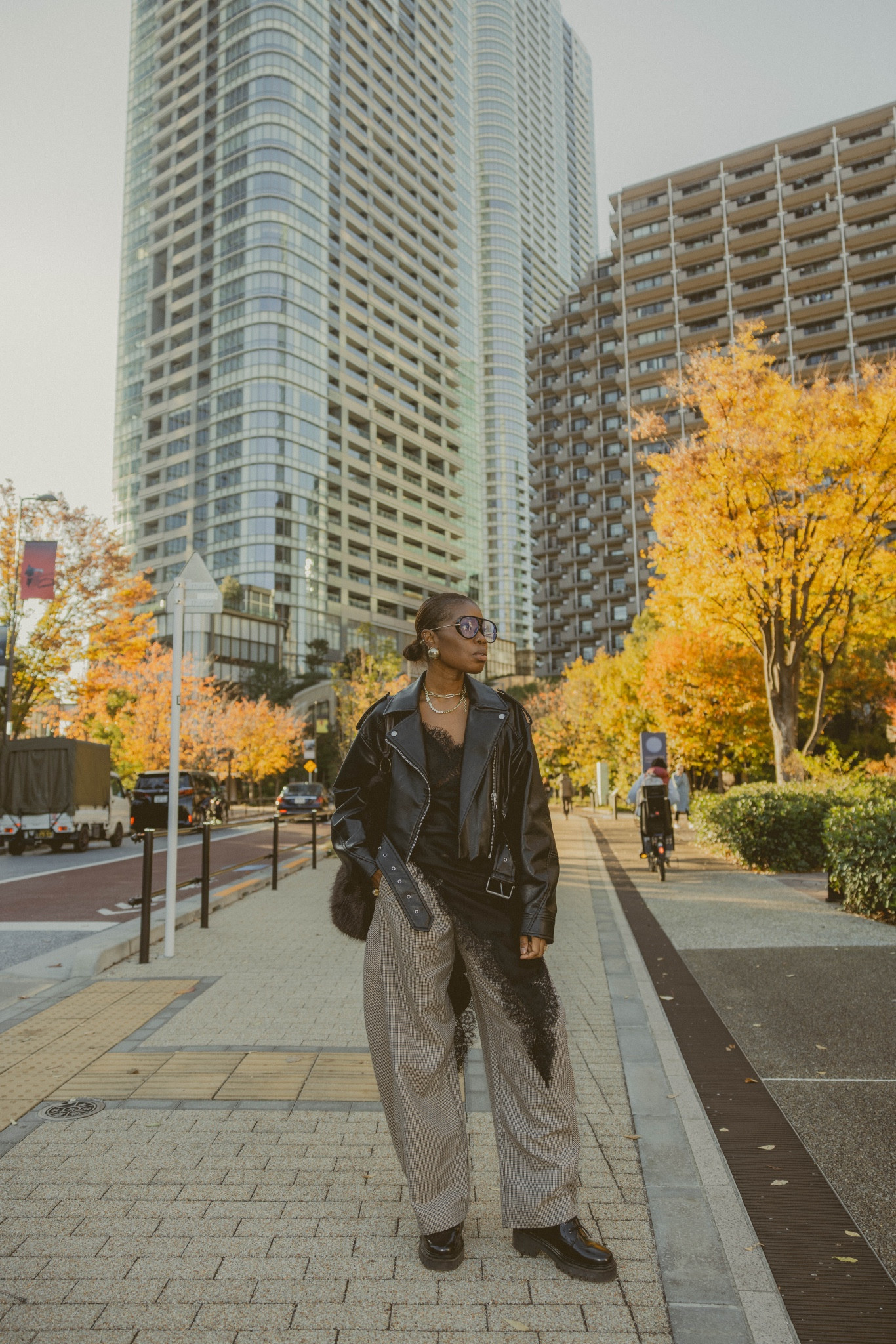 One of my favorite outfits I wore in Japan. Barrel leg pants and leather jacket 

#LTKPetite #LTKTravel #LTKootd