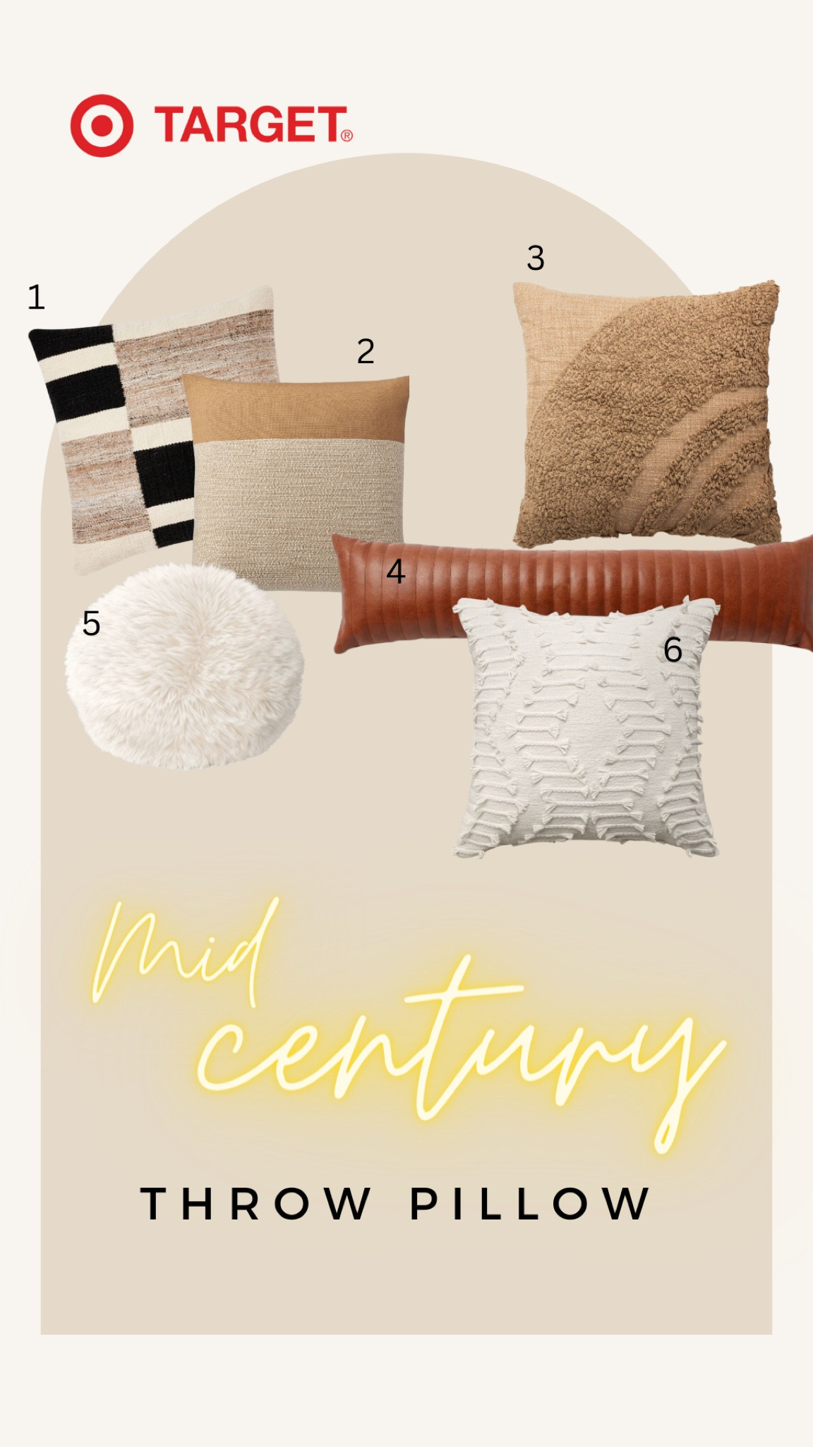 Toss your old pillows aside, because this mid century beauty from Target is the only one worthy of your sofa. If you are looking for a way to jazz up your living space,these pillows are the answer. 😆

#LTKhome #LTKunder100 #LTKunder50