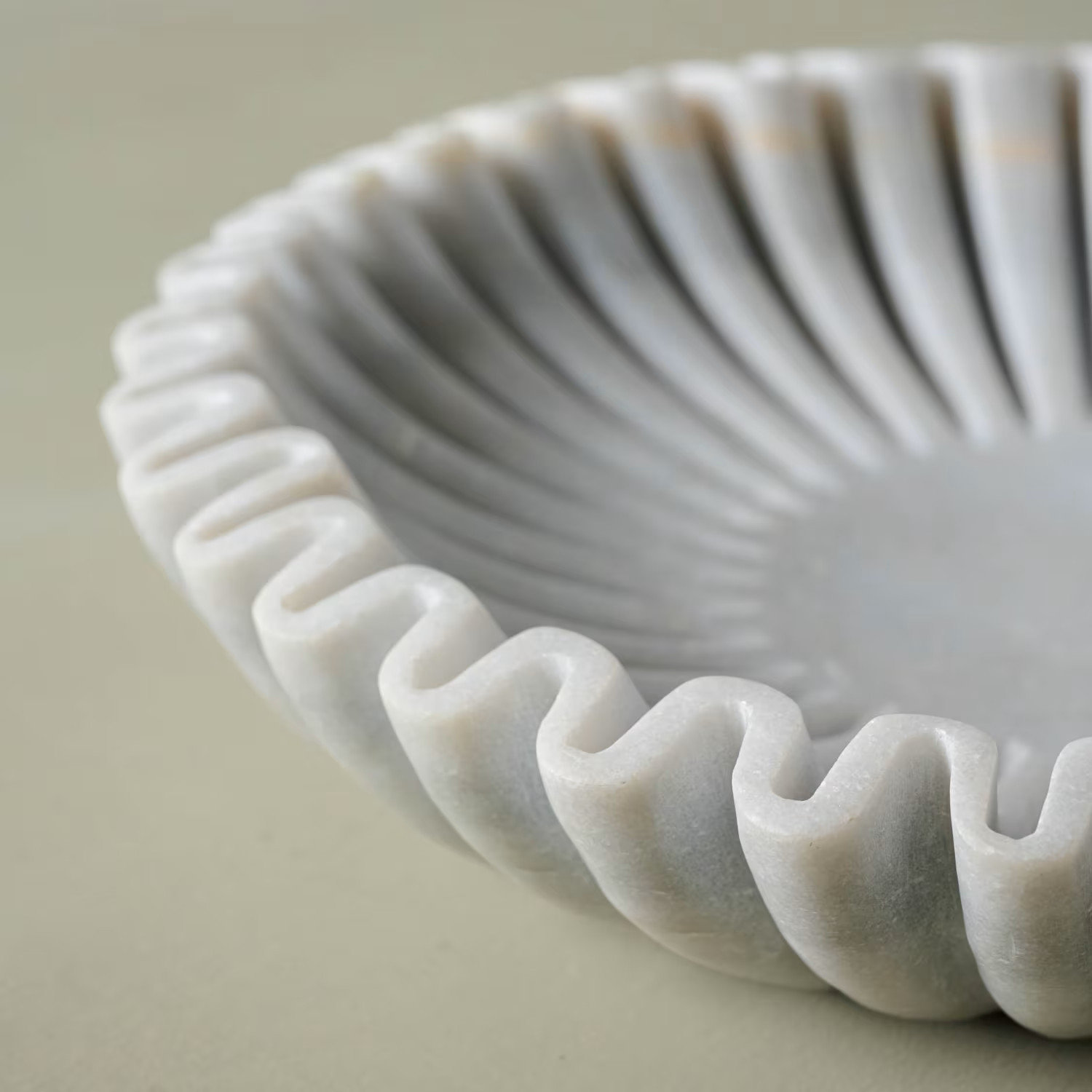Fluted Marble Bowl | Magnolia