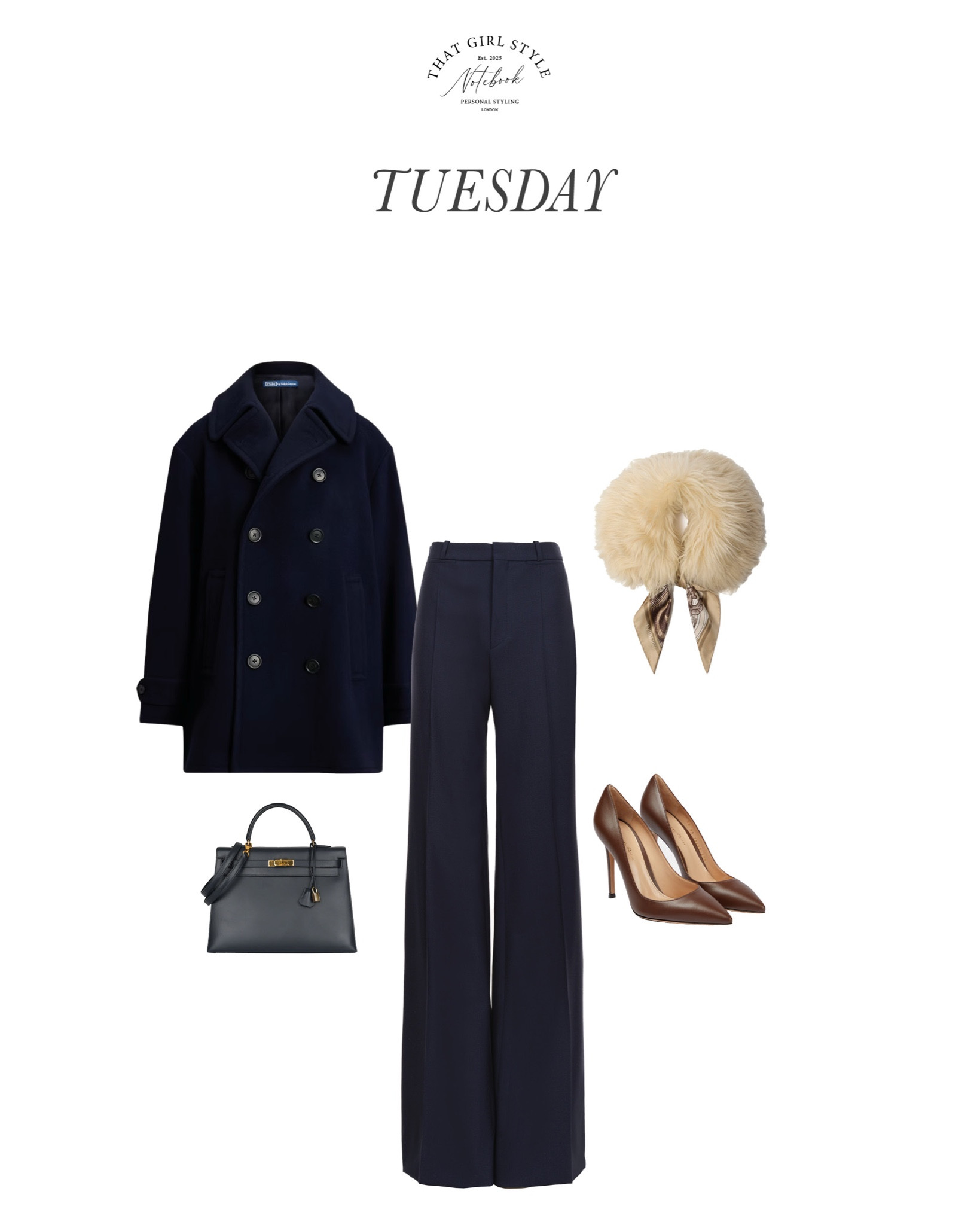 Look 58 | Coat Ralph Lauren, Trousers Chloé, Collar Burberry, Bag Hermès, Heels Gianvito Rossi

#LTKstyletip #LTKautumn #LTKluxury