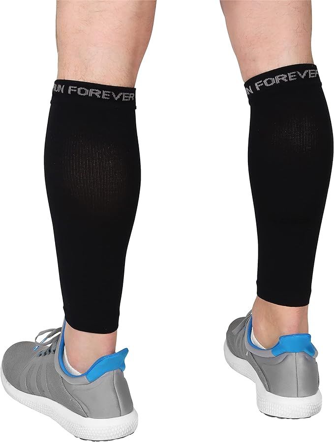 Run Forever Calf Compression Sleeves For Men And Women - Leg Compression Sleeve - Calf Brace For ... | Amazon (US)