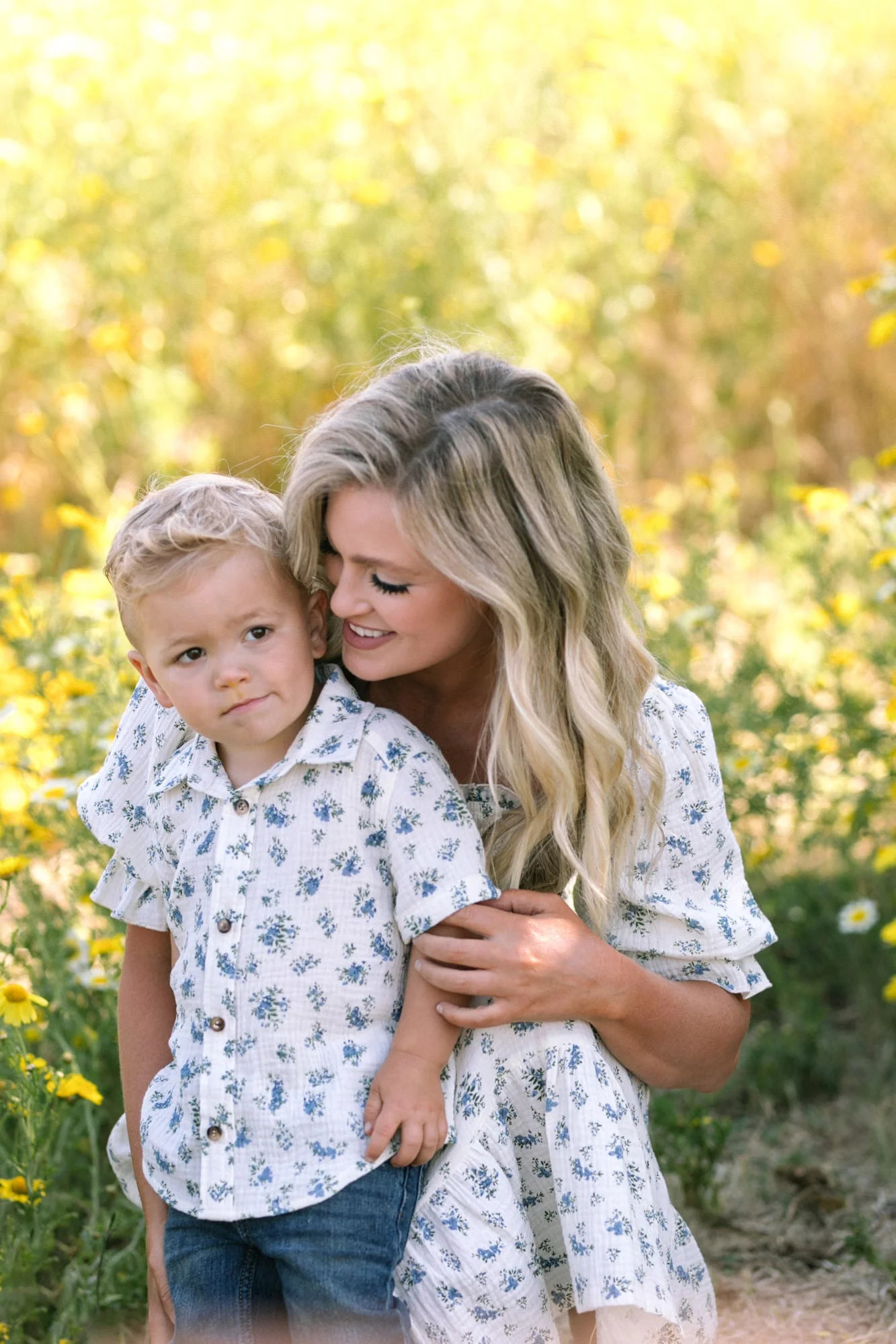 Mini Ezra Button Down | Morning Lavender