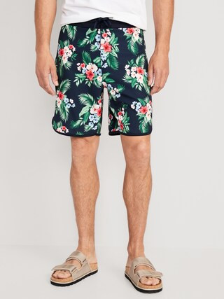 Printed Built-In Flex Board Shorts for Men -- 8-inch inseam | Old Navy (US)