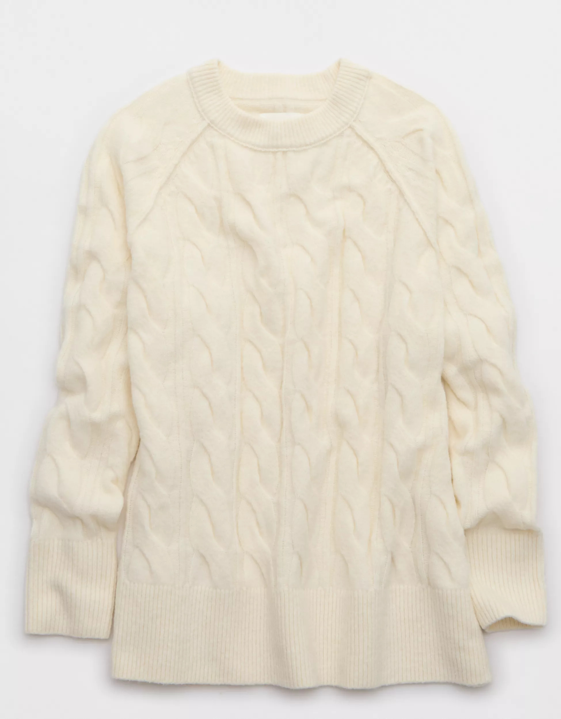 Aerie unREAL Cable Crew Sweater | Aerie