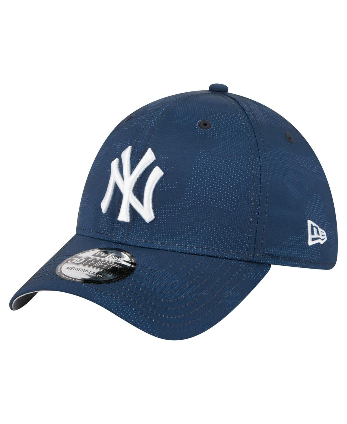 New Era Men's Navy New York Yankees Tonal Camo 39THIRTY Flex Hat - Navy | Macy's