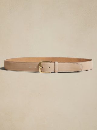 Cinza Nubuck Leather Belt | Banana Republic (US)