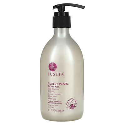 Luseta Beauty, Glossy Pearl Shampoo, For All Hair Types, 16.9 fl oz (500 ml) | iHerb