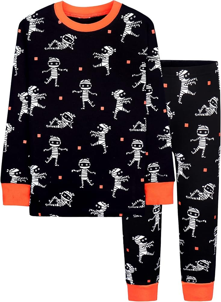DAUGHTER QUEEN Kids Halloween Pajamas Size 18Months-12Years | Amazon (US)