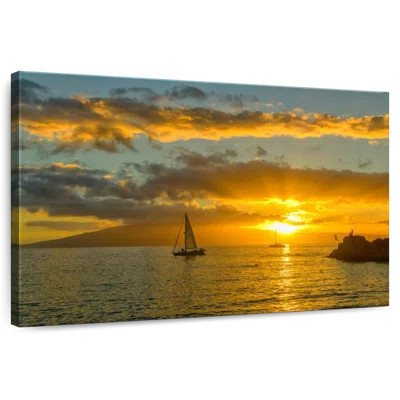 Kaanapali Beach People At Sunset | Wayfair North America