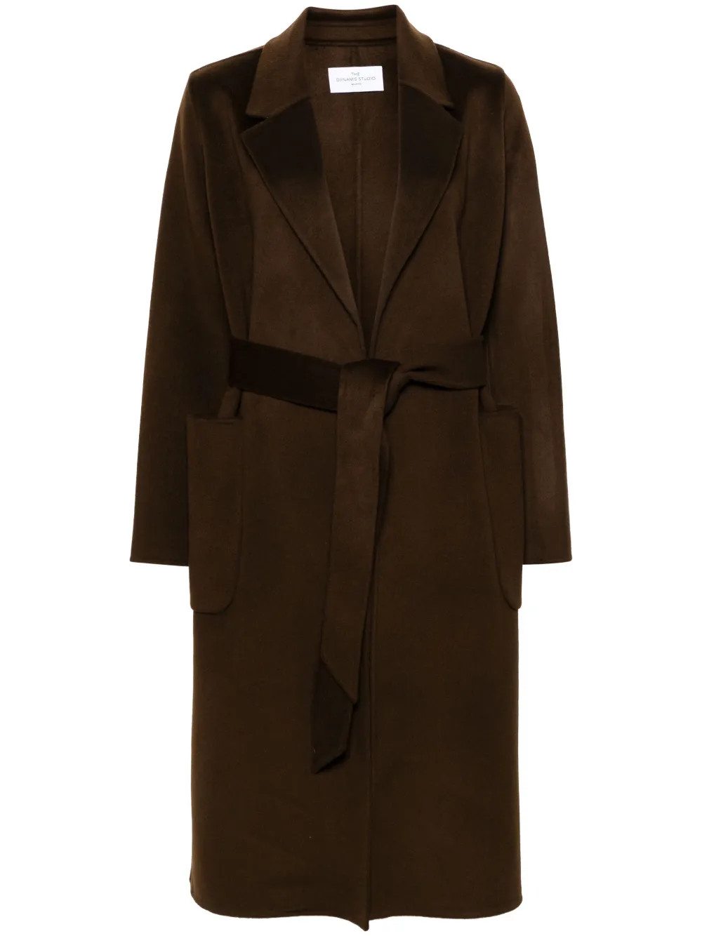 THE DYNAMIS STUDIO Milan Belted Coat - Farfetch | Farfetch Global