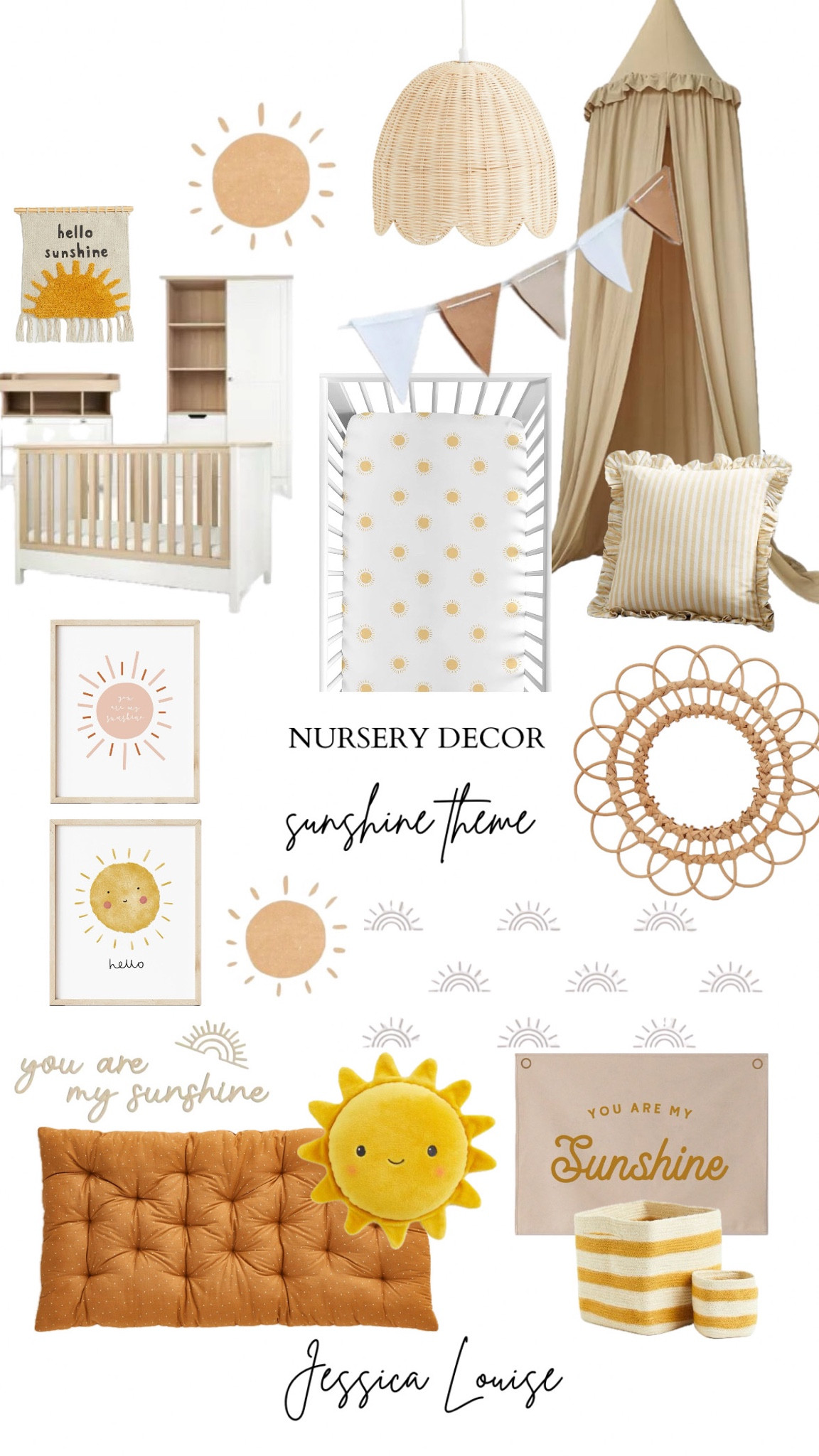 Nursery decor | Sunshine theme 

#LTKkids #LTKhome #LTKbaby