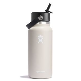 32 oz Wide Mouth with Flex Straw Cap - Oat | Hydro Flask