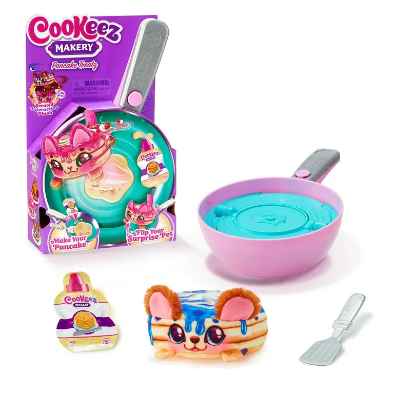 Cookeez Makery Pancake Treatz. Mix & Flip a Plush Best Friend! Scented, Interactive Plush, Ages 5... | Walmart (US)