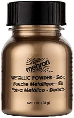 Mehron Makeup Metallic Powder (1 oz) (Gold) | Amazon (US)