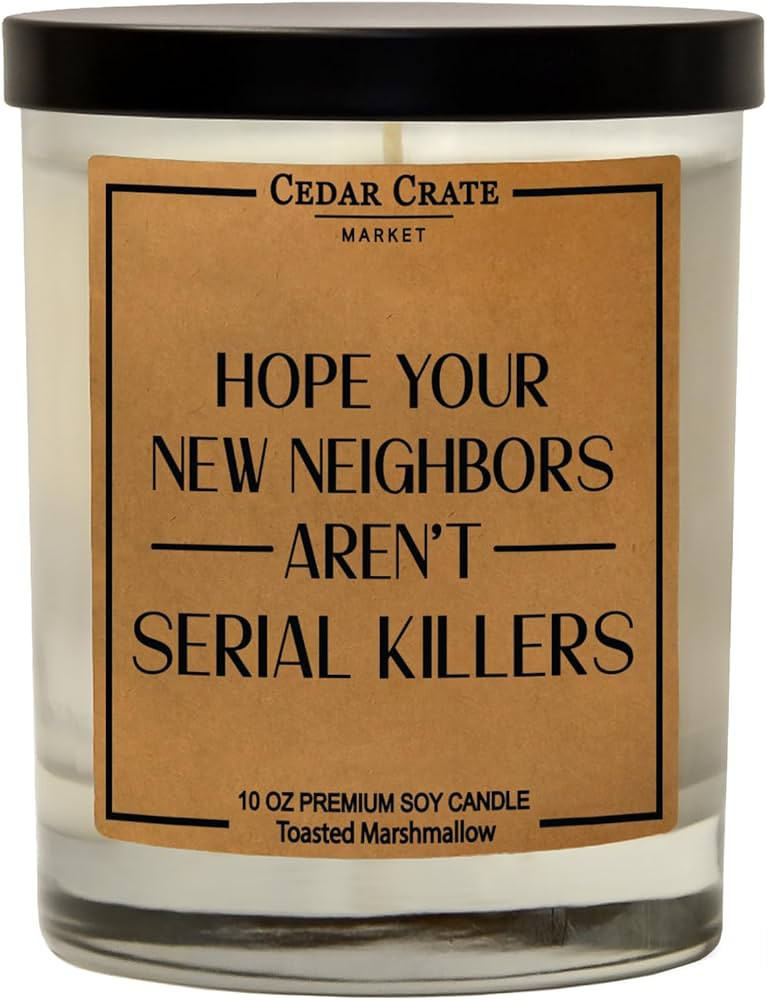 Cedar Crate Market - House Warming Presents for New House | Funny Housewarming Candle | New Apart... | Amazon (US)