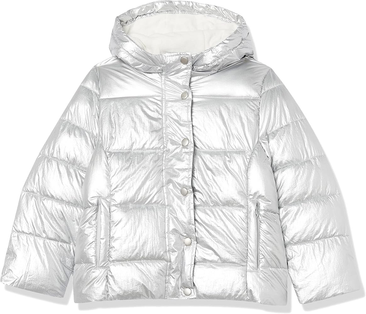 Amazon Essentials Girls and Toddlers' Heavyweight Hooded Puffer Jacket | Amazon (US)