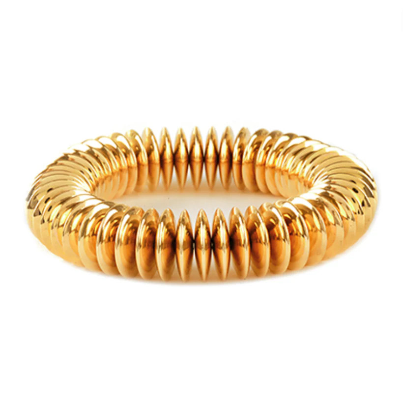 Metal Disc CCB Stackable Bracelet | Shop Bijou