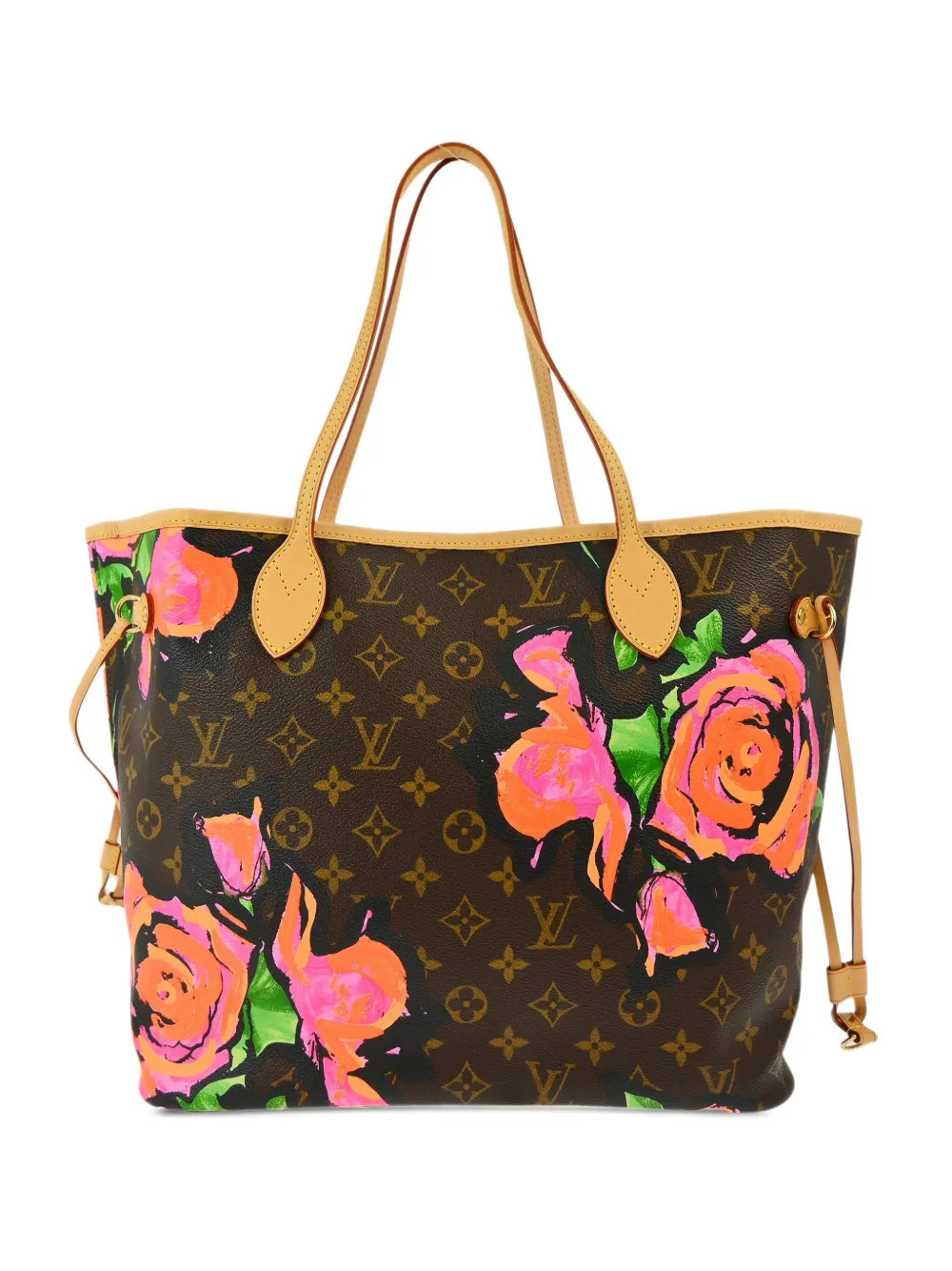 Louis Vuitton Pre-Owned 2008 x Stephen Sprouse Rose Neverfull tote bag - Brown | Farfetch Global