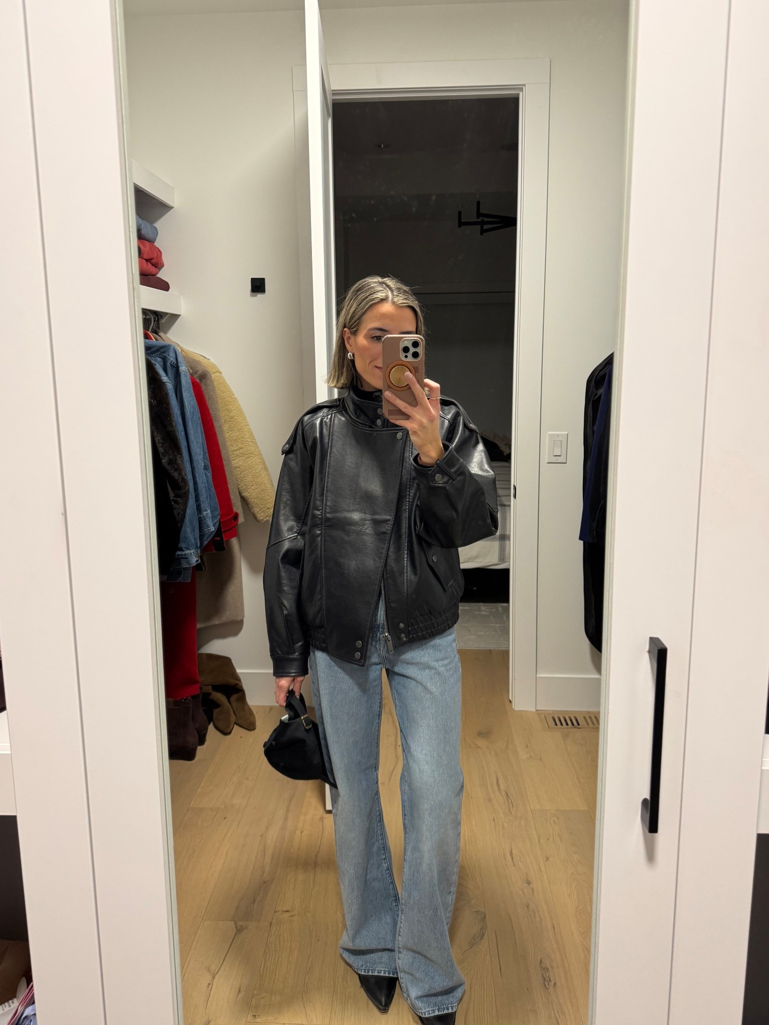 Leather jacket XS 
Use code: AFDENIM for extra 15% off 

#LTKSaleAlert