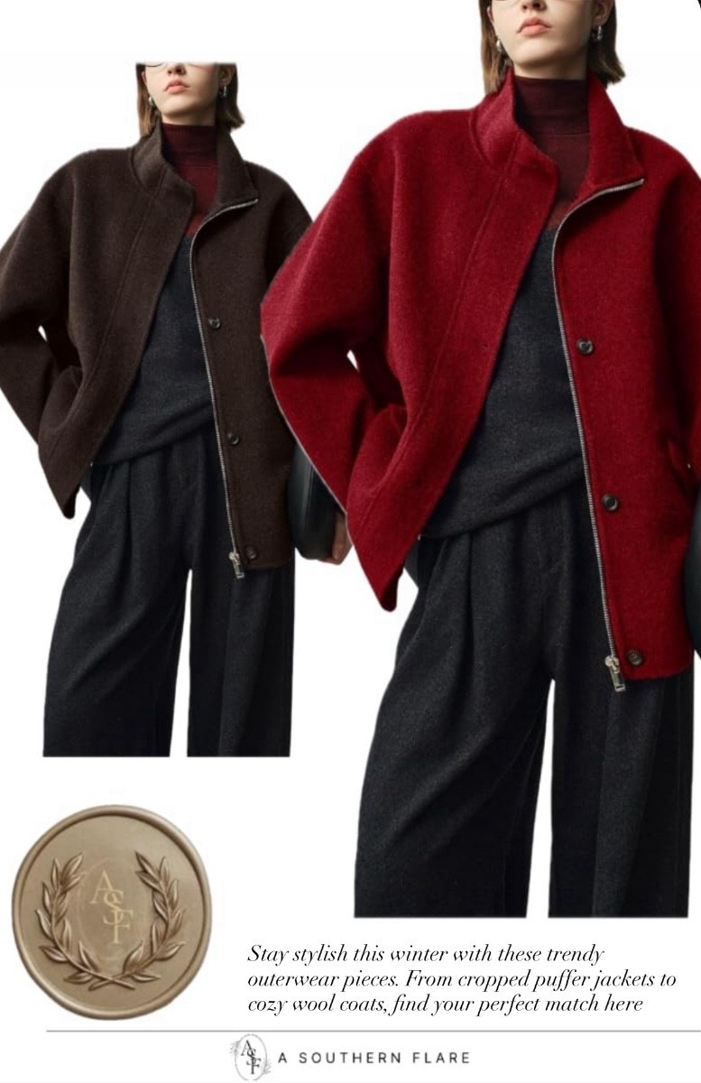 Stay stylish this winter with these trendy outerwear pieces. From cropped puffer jackets to cozy wool coats, find your perfect match here

#LTKWorkwear #LTKGiftGuide #LTKFindsUnder50