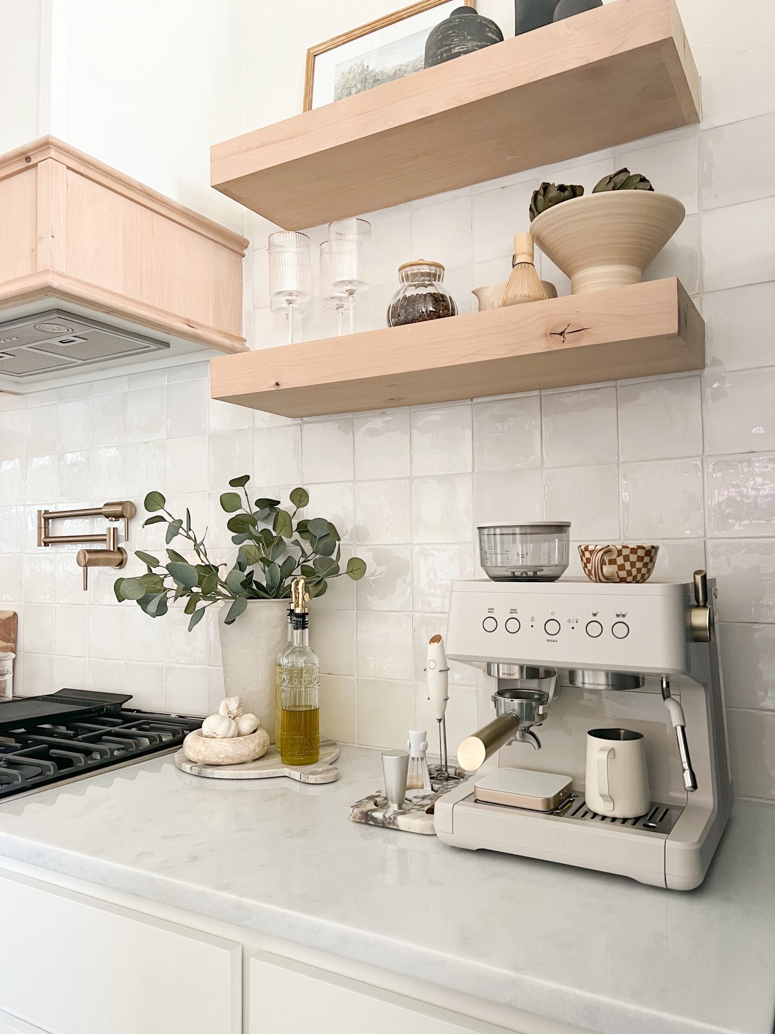 In my espresso era! 😍☕️ There’s just something about a slow morning, a beautiful machine on the counter, and that first perfect pour that makes the whole kitchen feel elevated. Linking my espresso setup for everyone who’s been asking.
#interiordesign #interiordesigner #modernkitchen #kitcheninspo #kitchendecor #homedecor #homeinspo #coffeestation #coffeecorner #espresso #espressomachine #coffeeathome #morningritual #aesthetic_home #neutralhome #cozyhome #homestyle #ltkhome #ltkfinds #walmartfinds #homefinds #coffeelovers #momlife #homesweethome #kitchenstyle #walmart #amazon #target

#LTKmorningroutine #LTKHome #LTKmomlife