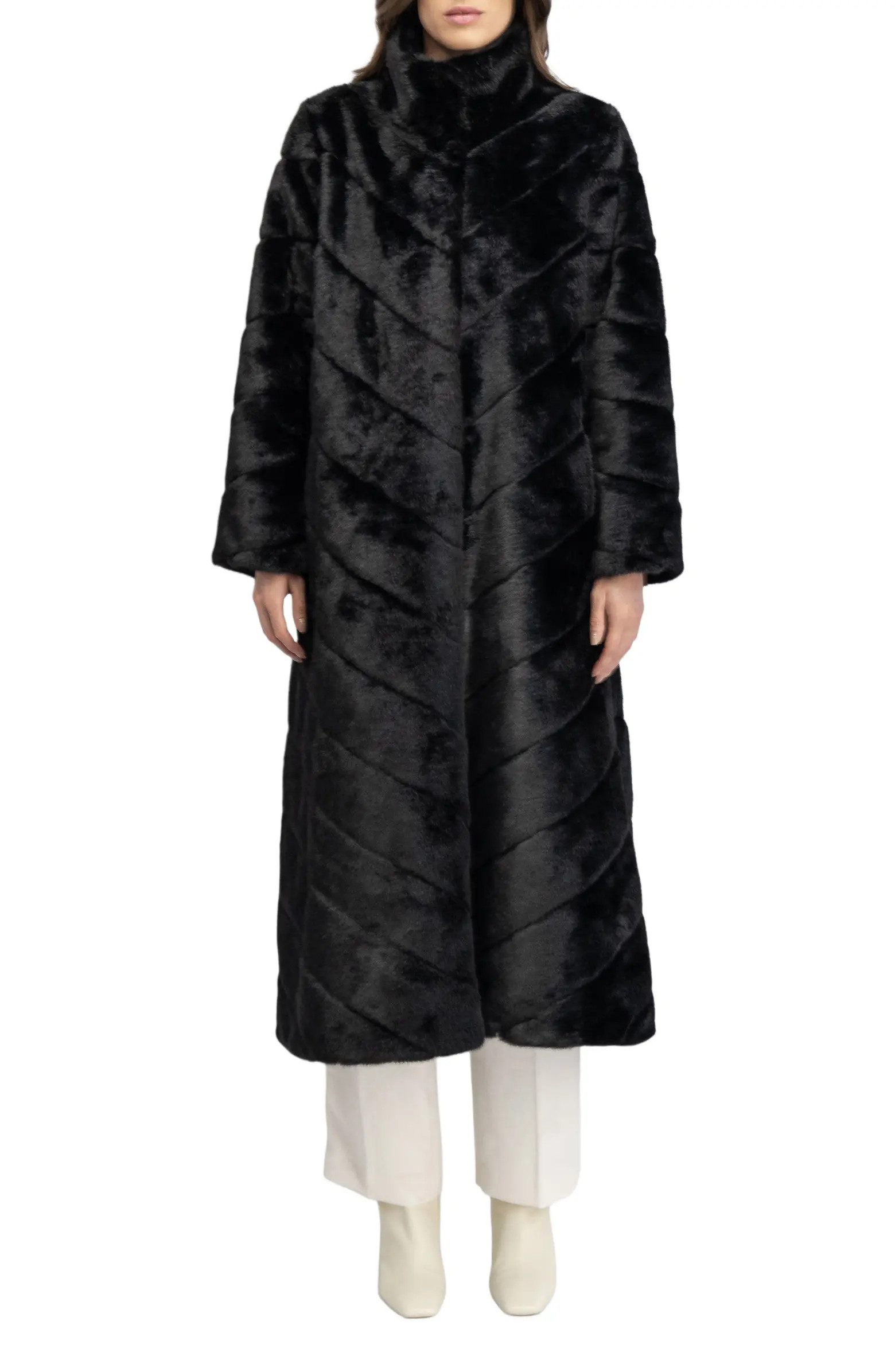 Lyla Grant Fur-Free Mink (Faux Fur) Coat | Nordstrom | Nordstrom