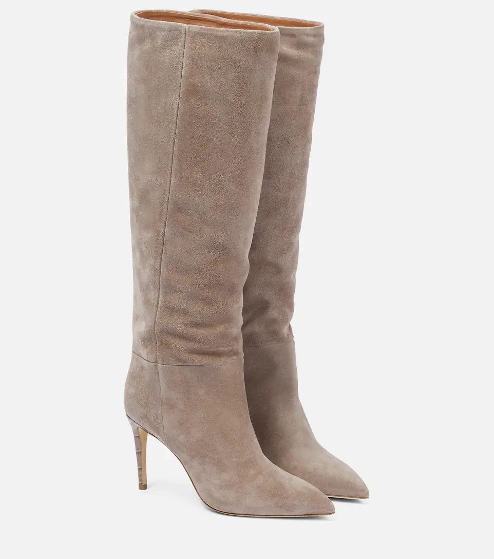 Suede knee-high boots | Mytheresa (UK)