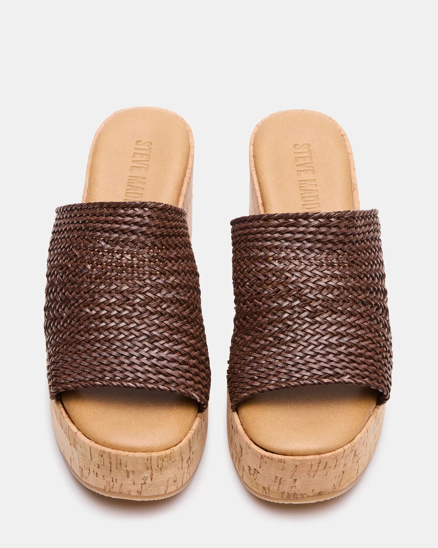 Coastal Brown Raffia | Steve Madden (US)